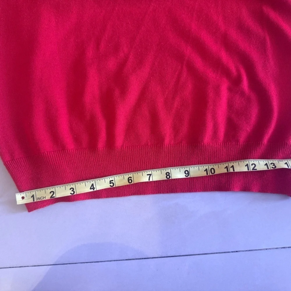 Sweater for Men imported exclusively from italy At Alexander red 100% wool red L